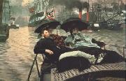 James Tissot The Thames (nn01) Sweden oil painting artist